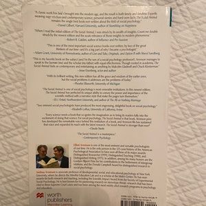 The Social Animal by Elliot Aronson 12th edition